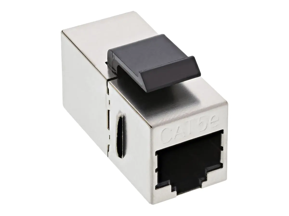InLine Keystone RJ45 Buchse / Buchse - SNAP-In - Cat.5e 74206L