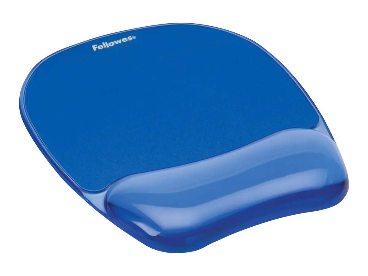 Fellowes Gel Crystal - Mauspad mit Handgelenkpolsterkissen 9114120