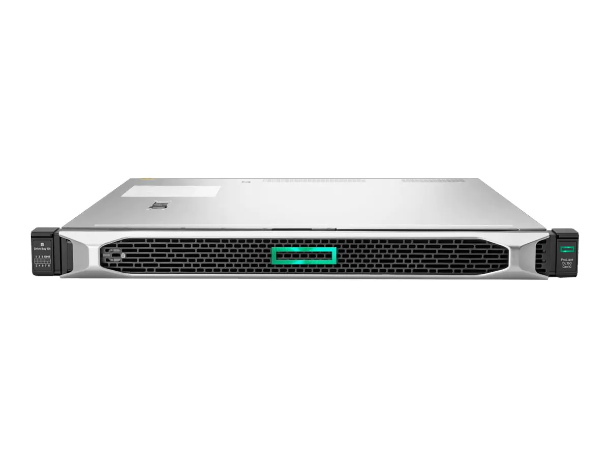 HPE ProLiant DL160 Gen10 - Server - Rack-Montage - 1U - zweiweg - 1 x Xeon Silver 4210R / 2.4 GHz - RAM 16 GB - SATA - Hot-Swap 6.4 cm (2.5") Schacht/Schächte - keine HDD - 1GbE - Monitor: keiner