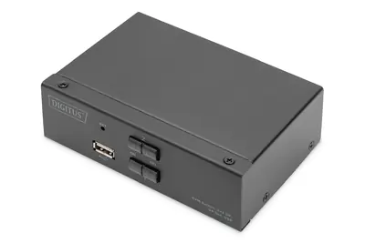 Digitus - KVM-/Audio-Switch - 2 x KVM/Audio - 1 lokaler Benutzer - Desktop