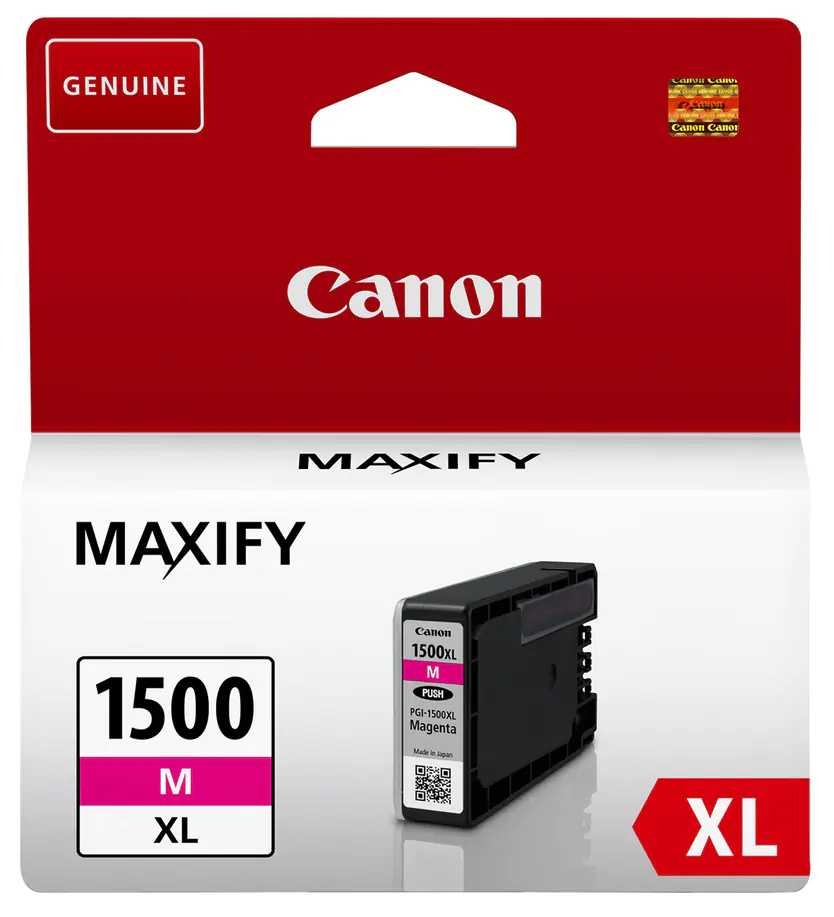 Canon PGI-1500XL M - 12 ml - Hohe Ergiebigkeit - Magenta - Original - Tintenbehälter - für MAXIFY MB2050, MB2150, MB2155, MB2350, MB2750, MB2755 Canon PGI-1500XL M - 12 ml - Hohe Ergiebigkeit - Magenta - Original - Tintenbehälter - für MAXIFY MB2050, MB2150, MB2155, MB2350, MB2750, MB2755
