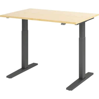 Hammerbacher Schreibt. VXMKA12/3/G el.120x80cm graphit/ahorn Hammerbacher Schreibt. VXMKA12/3/G el.120x80cm graphit/ahorn