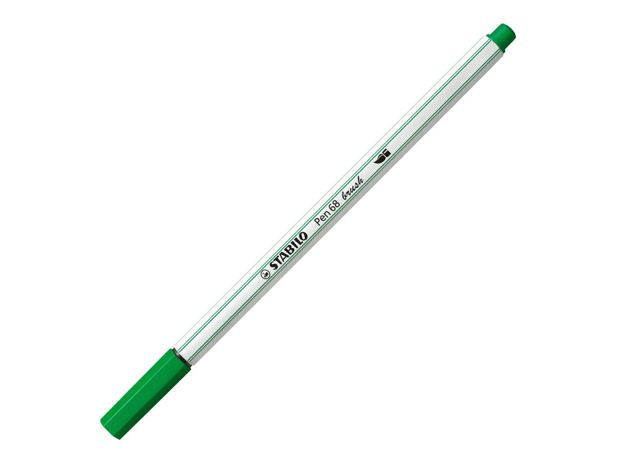STABILO® Pinselstift Pen 68 brush farbig sortiert 8 St./Pack.