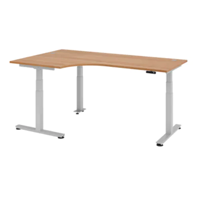 Hammerbacher Schreibtisch VXDSM82/N/S 200x120cm nußbaum Hammerbacher Schreibtisch VXDSM82/N/S 200x120cm nußbaum