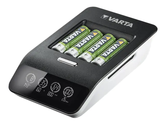 Varta LCD ULTRA FAST CHARGER+ - 0,25 Std. Batterieladegerät - (für 4xAA/AAA) 57685101441