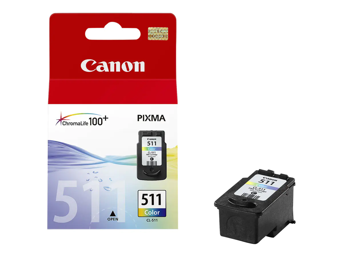Canon CL-511 - 9 ml - Farbe (Cyan, Magenta, Gelb) 2972B001