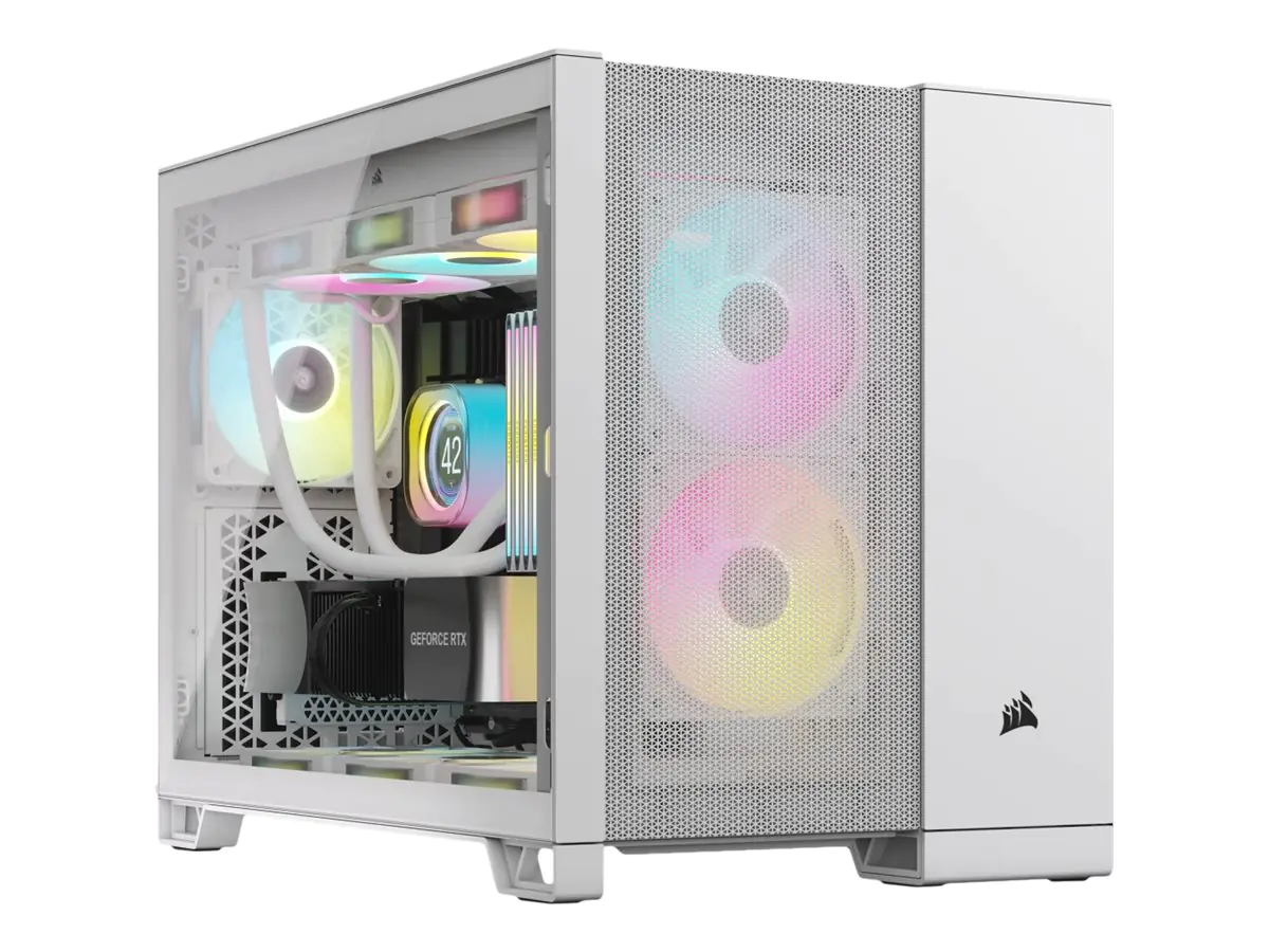 Corsair 2500D AIRFLOW - Mid tower - micro ATX - Seitenteil mit Fenster (gehärtetes Glas) CC-9011264-WW