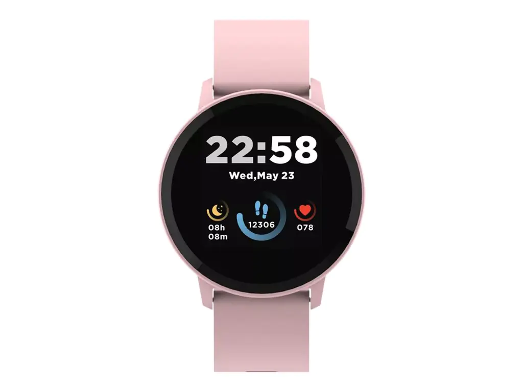 Canyon SW-63 - 42 mm - intelligente Uhr mit Riemen - Silikon - Anzeige 3.3 cm (1.3") - 512 KB - Bluetooth - 35 g - pink