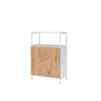 Hammerbacher Regalschrank FlexWall 800 x 1.180 x 417 mm (B x H x T) Flügeltür ohne Rollen Holz Hammerbacher Regalschrank FlexWall 800 x 1.180 x 417 mm (B x H x T) Flügeltür ohne Rollen Holz