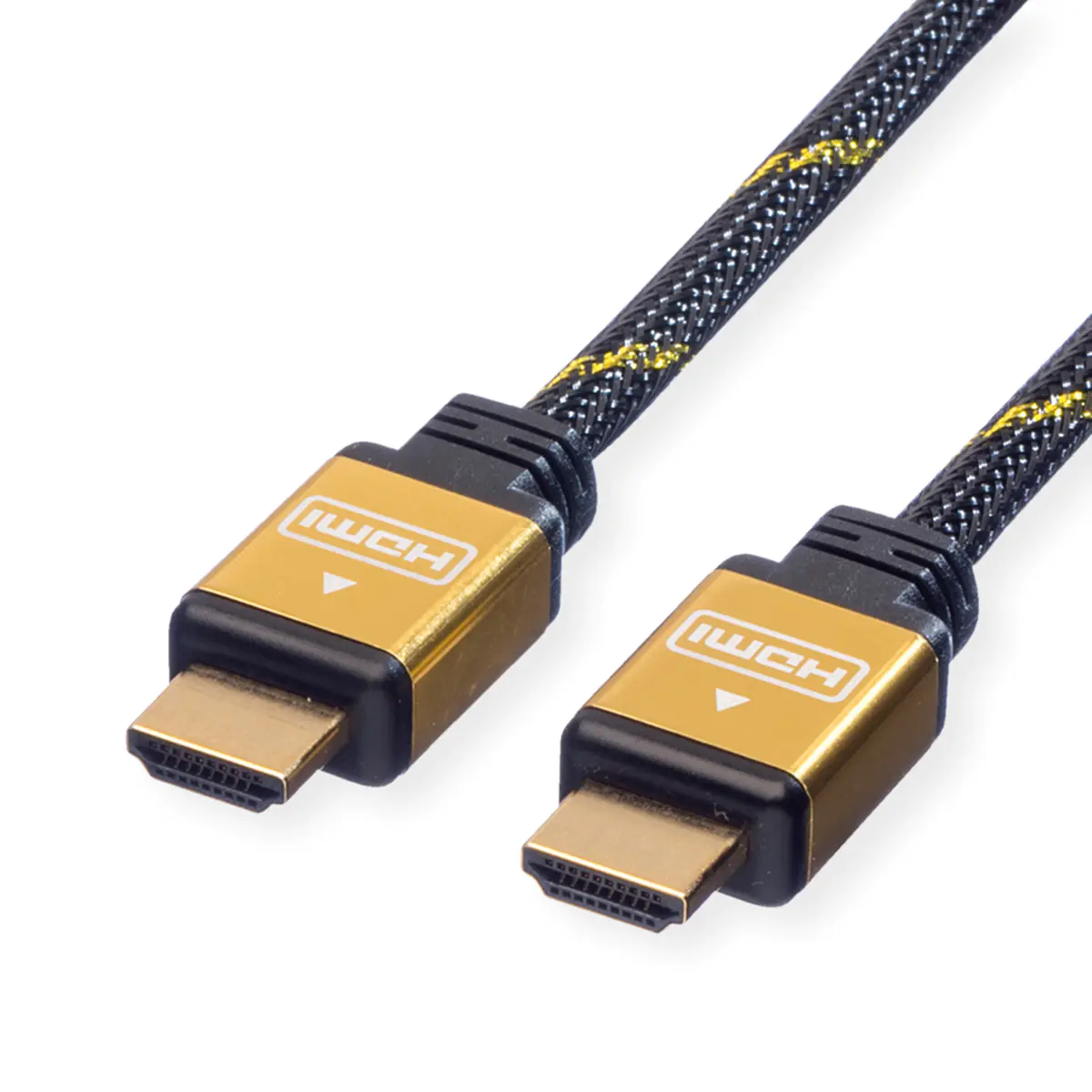 Roline Gold HDMI High Speed Cable with Ethernet - HDMI-Kabel mit Ethernet - HDMI männlich zu HDMI männlich - 5 m - Doppelisolierung - Schwarz Roline Gold HDMI High Speed Cable with Ethernet - HDMI-Kabel mit Ethernet - HDMI männlich zu HDMI männlich - 5 m - Doppelisolierung - Schwarz