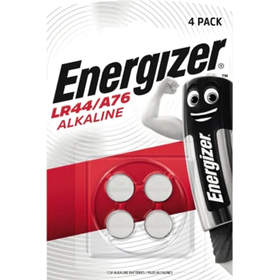 Energizer Knopfzelle LR44/A76 E300141401 Alkali 4 St./Pack. Energizer Knopfzelle LR44/A76 E300141401 Alkali 4 St./Pack.
