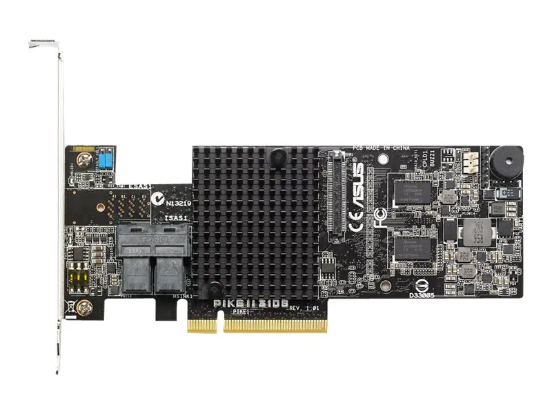 ASUS PIKE II 3108-8i/240PD - Speichercontroller (RAID) - 8 Sender/Kanal - SATA 6Gb/s / SAS 12Gb/s Low-Profile - 12 Gbit/s - RAID 0, 1, 5, 6, 10, 50, JBOD, 60 - PCIe 3.0 x8