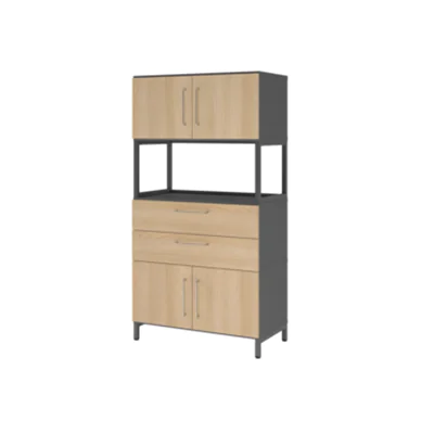 Hammerbacher Regalschrank FlexWall 800 x 1.532 x 417 mm (B x H x T) Flügeltür ohne Rollen Holz Hammerbacher Regalschrank FlexWall 800 x 1.532 x 417 mm (B x H x T) Flügeltür ohne Rollen Holz