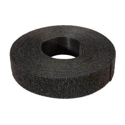 VELCRO Kabelbinder - Klettbandstreifen - 5 m unperforiert - Schwarz - 22902033099905