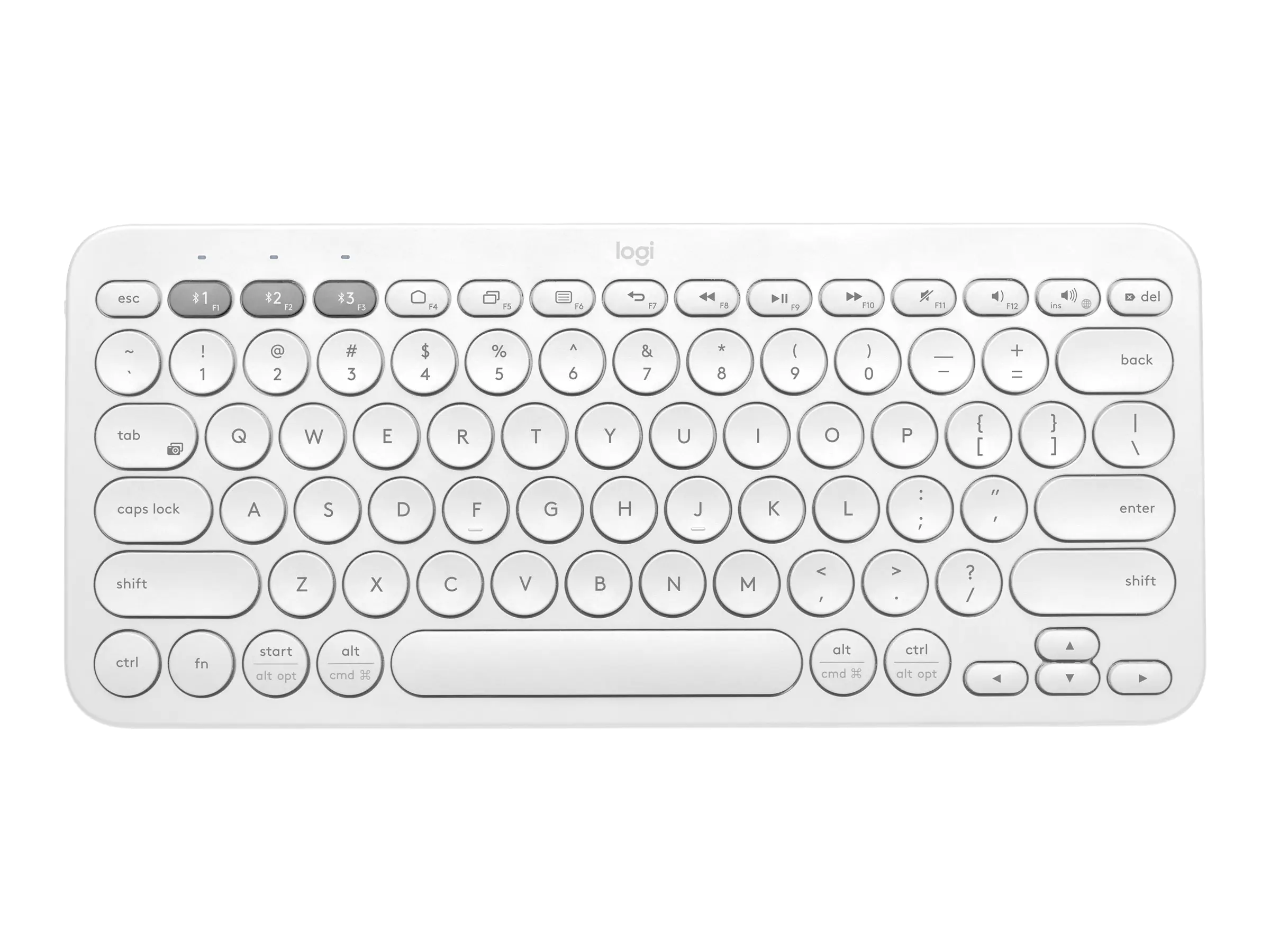 Logitech K380 Multi-Device Bluetooth Keyboard - Tastatur - kabellos - Bluetooth 3.0 - Deutsch - Off-White Logitech K380 Multi-Device Bluetooth Keyboard - Tastatur - kabellos - Bluetooth 3.0 - Deutsch - Off-White