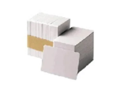 Zebra - Polyvinylchlorid (PVC) - 30 mil - weiß - CR-80 Card (85.6 x 54 mm) 500 Karte(n) Magnetstreifenkarte mit hoher Dichte - für Zebra P100i, P110i, P110m, P120i, P330i, P330m, P430i; ZXP Series 8
