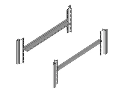 Schroff - Rack-Schienen-Kit - 1U - 48.3 cm (19") Schroff - Rack-Schienen-Kit - 1U - 48.3 cm (19")