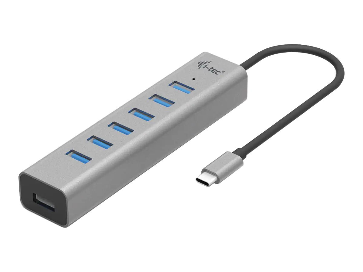 i-Tec - Hub - 7 x USB 3.2 Gen 1 - Desktop i-Tec - Hub - 7 x USB 3.2 Gen 1 - Desktop