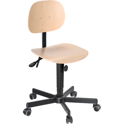 meychair Arbeitsdrehstuhl Workster Light W2 ca. 48-60cm Stahl buche natur meychair Arbeitsdrehstuhl Workster Light W2 ca. 48-60cm Stahl buche natur