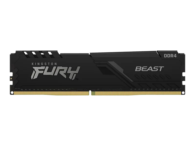 Kingston FURY Beast - DDR4 - Kit - 32 GB: 2 x 16 GB - DIMM 288-PIN - 3600 MHz / PC4-28800 - CL18 - 1.35 V - ungepuffert - non-ECC - Schwarz