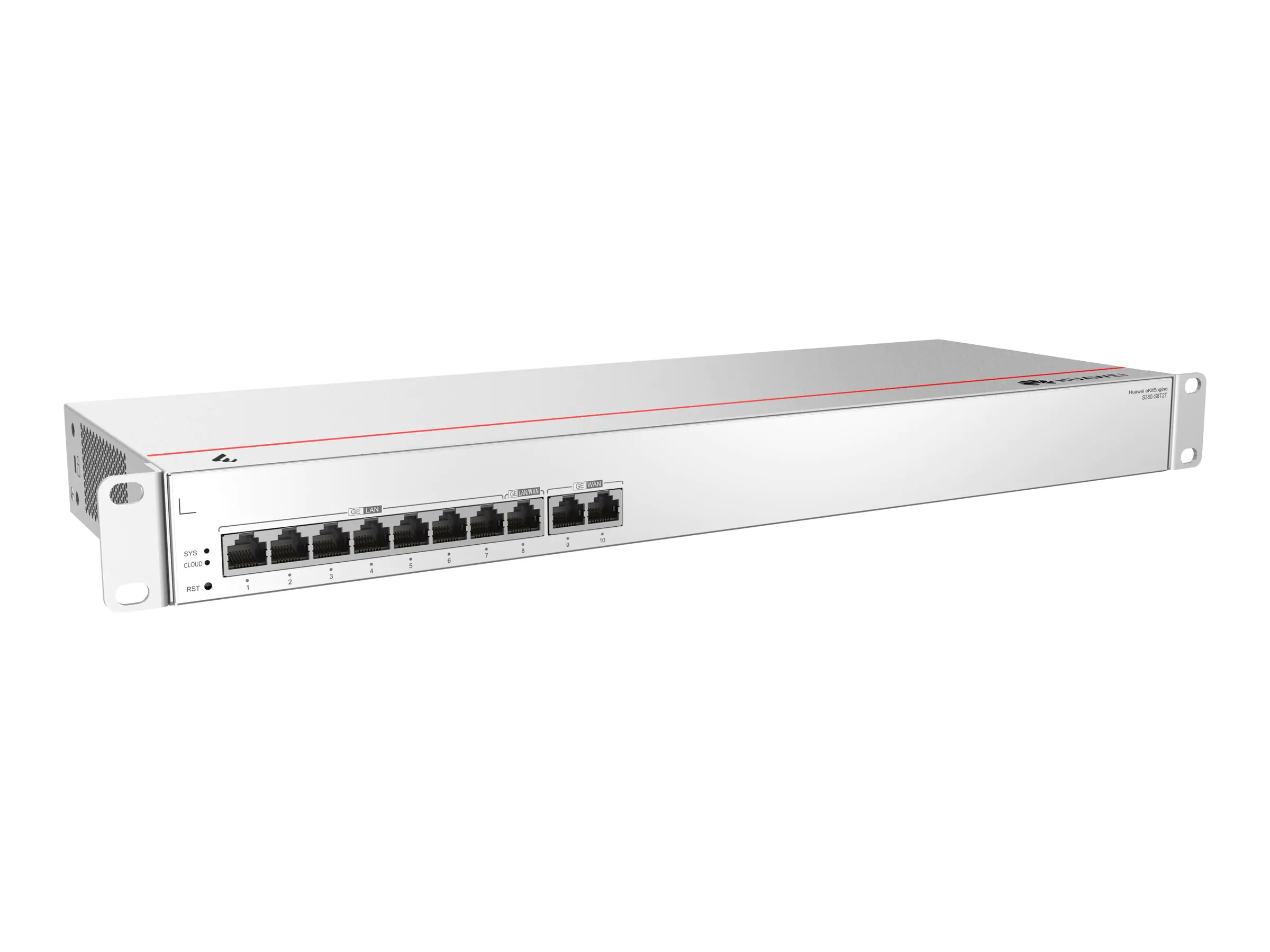 Huawei eKitEngine S380-S8T2T - Switch - managed - 8 x 10/100/1000 - an Rack montierbar