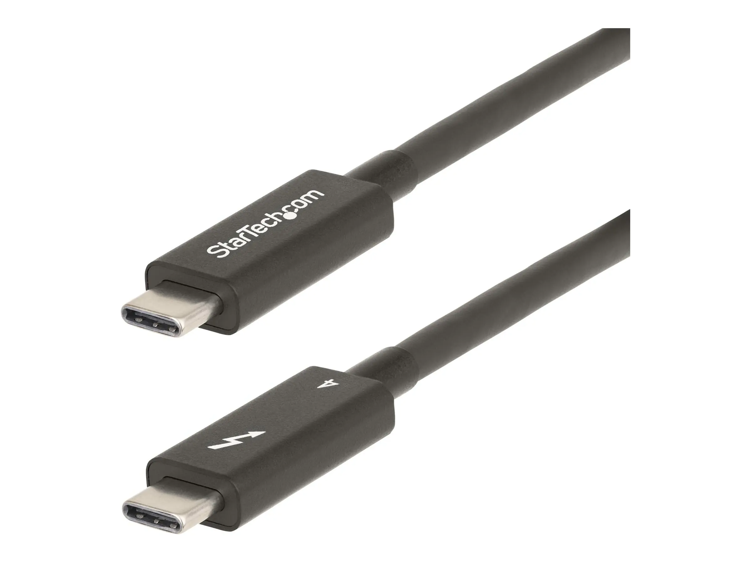 StarTech 6ft (2m) Active Thunderbolt 4 Cable, 40Gbps, 100W PD, 4K/8K, Intel Certified, Compatible w/Thunderbolt 3/USB 3.2/DisplayPort (A40G2MB-TB4-CABLE) - USB-Kabel - 24 pin USB-C (M) zu 24 pin USB-C (M) - USB 3.2 Gen 2 / USB4 / Thunderbolt 3 / Thunderbo StarTech 6ft (2m) Active Thunderbolt 4 Cable, 40Gbps, 100W PD, 4K/8K, Intel Certified, Compatible w/Thunderbolt 3/USB 3.2/DisplayPort (A40G2MB-TB4-CABLE) - USB-Kabel - 24 pin USB-C (M) zu 24 pin USB-C (M) - USB 3.2 Gen 2 / USB4 / Thunderbolt 3 / Thunderbo