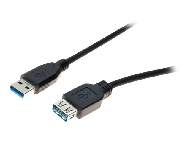 Azenn Connect EXC 532472, 5 m, USB A, USB A, USB 3.2 Gen 1 (3.1 Gen 1), Schwarz