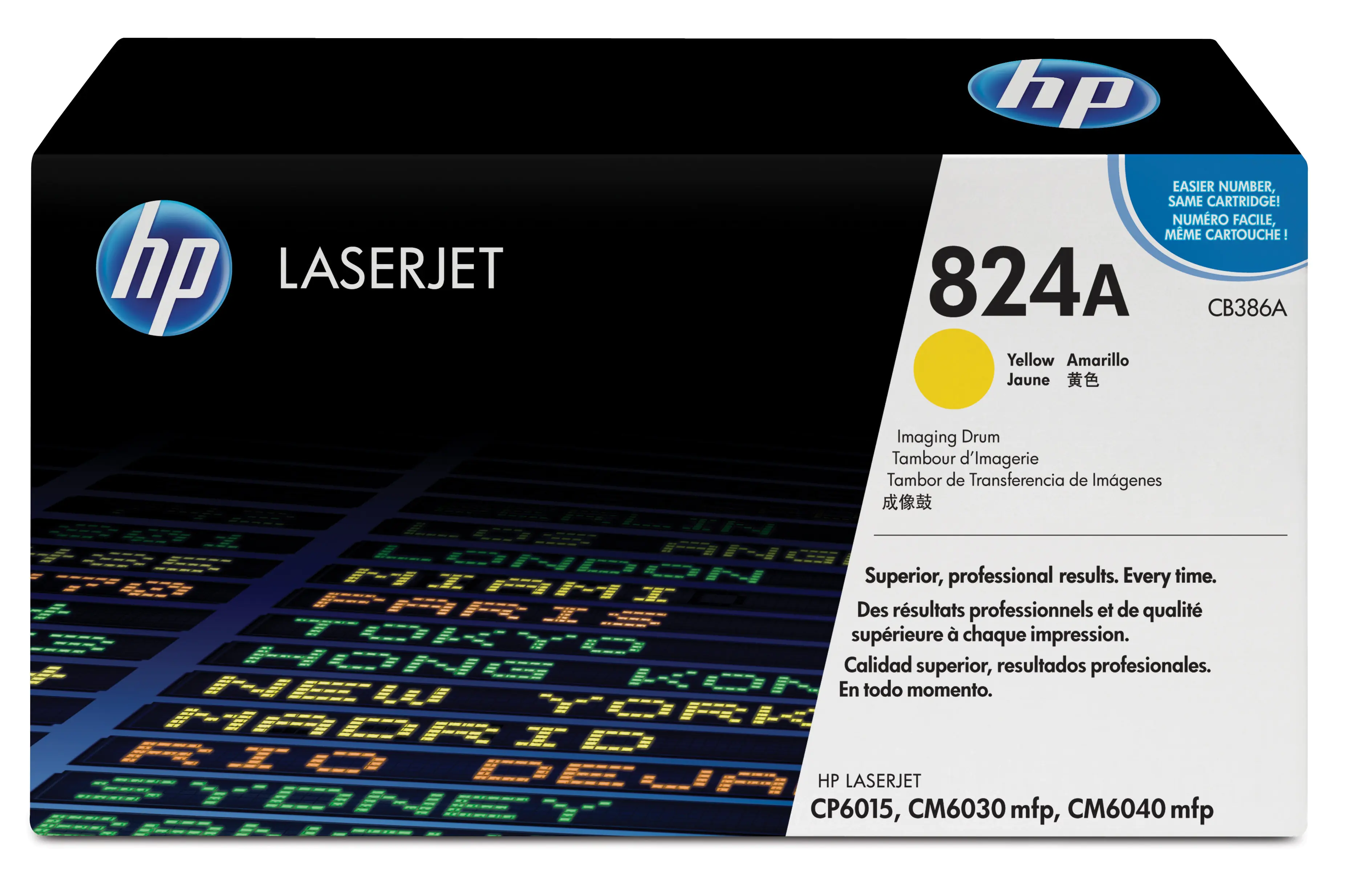 HP 824A - Gelb - original - Trommeleinheit - für Color LaserJet CM6040, CM6040f, CM6049f, CP6015de, CP6015dn, CP6015n, CP6015x, CP6015xh HP 824A - Gelb - original - Trommeleinheit - für Color LaserJet CM6040, CM6040f, CM6049f, CP6015de, CP6015dn, CP6015n, CP6015x, CP6015xh