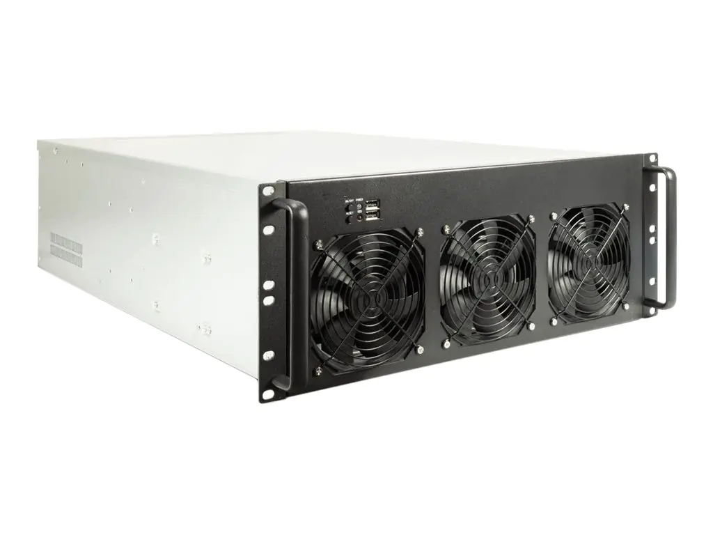 Inter-Tech 4F28 Mining - Rack-Montage - 4U - E-ATX - keine Spannungsversorgung (ATX) - USB Inter-Tech 4F28 Mining - Rack-Montage - 4U - E-ATX - keine Spannungsversorgung (ATX) - USB