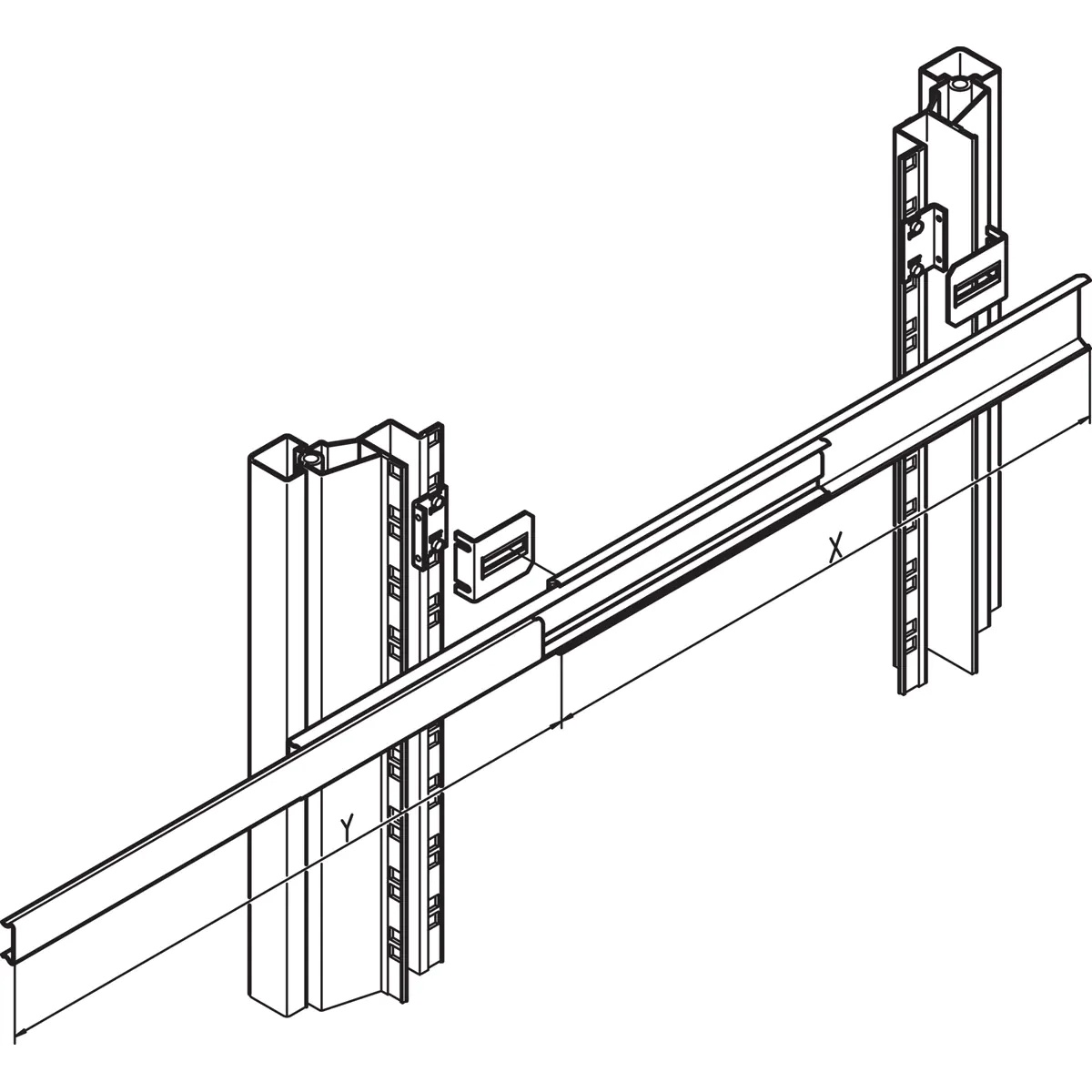 SCHROFF MOUNTING KIT TELESCOPIC SLIDE SCHROFF MOUNTING KIT TELESCOPIC SLIDE