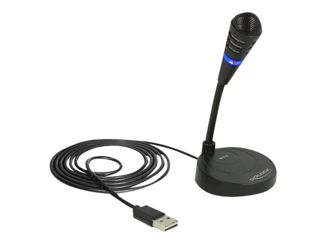 DeLOCK - Mikrofon - USB - Schwarz DeLOCK - Mikrofon - USB - Schwarz