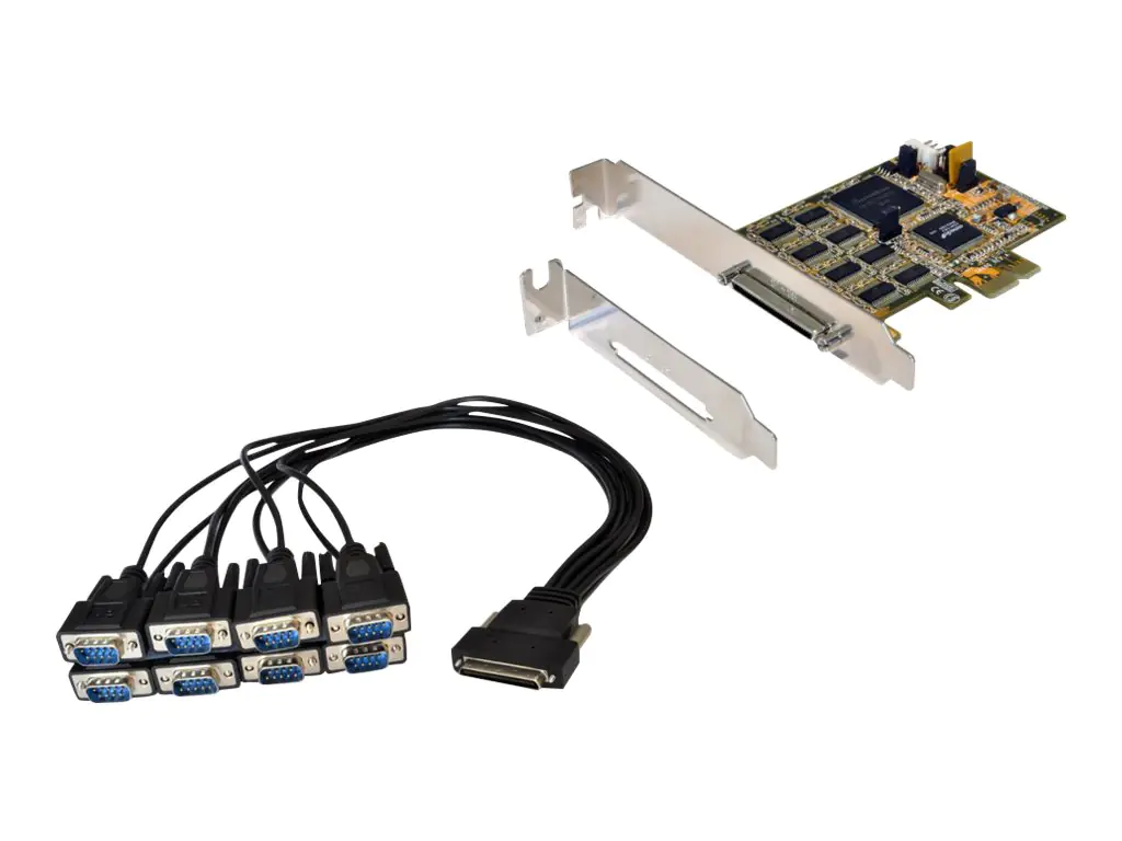 Exsys EX-44388 - Serieller Adapter - PCIe Low-Profile - RS-232/V.24 x 8