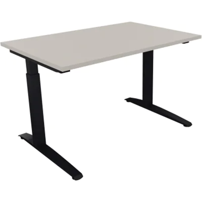 Schreibtisch Kufe Einzels. Quadrat B1200xT800xH650-850 an/Akazie hell Schreibtisch Kufe Einzels. Quadrat B1200xT800xH650-850 an/Akazie hell