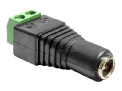 Delock - Netzteil - 2-polige Klemmleiste (W) zu Gleichstromstecker 5,5 x 2,5 mm (W)
