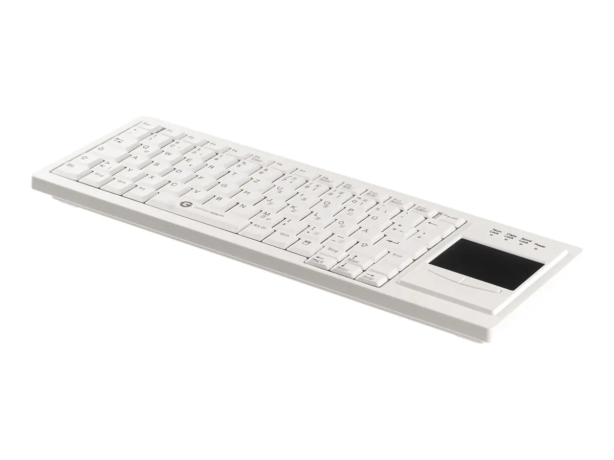 GETT CleanType Xtra Touch - Tastatur - mit Touchpad KL30207