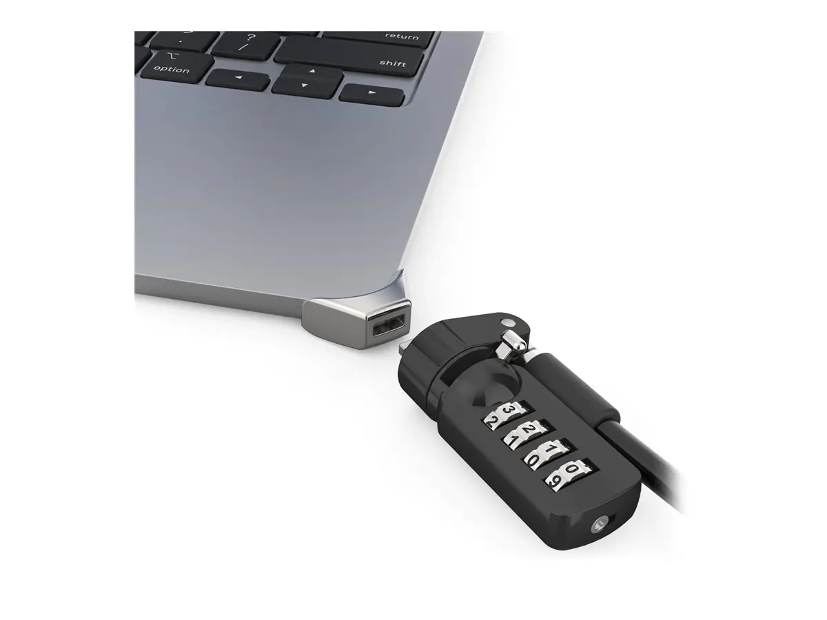 Compulocks Ledge adapter for MacBook Air 15" M2 and M3 with Combination Cable Lock