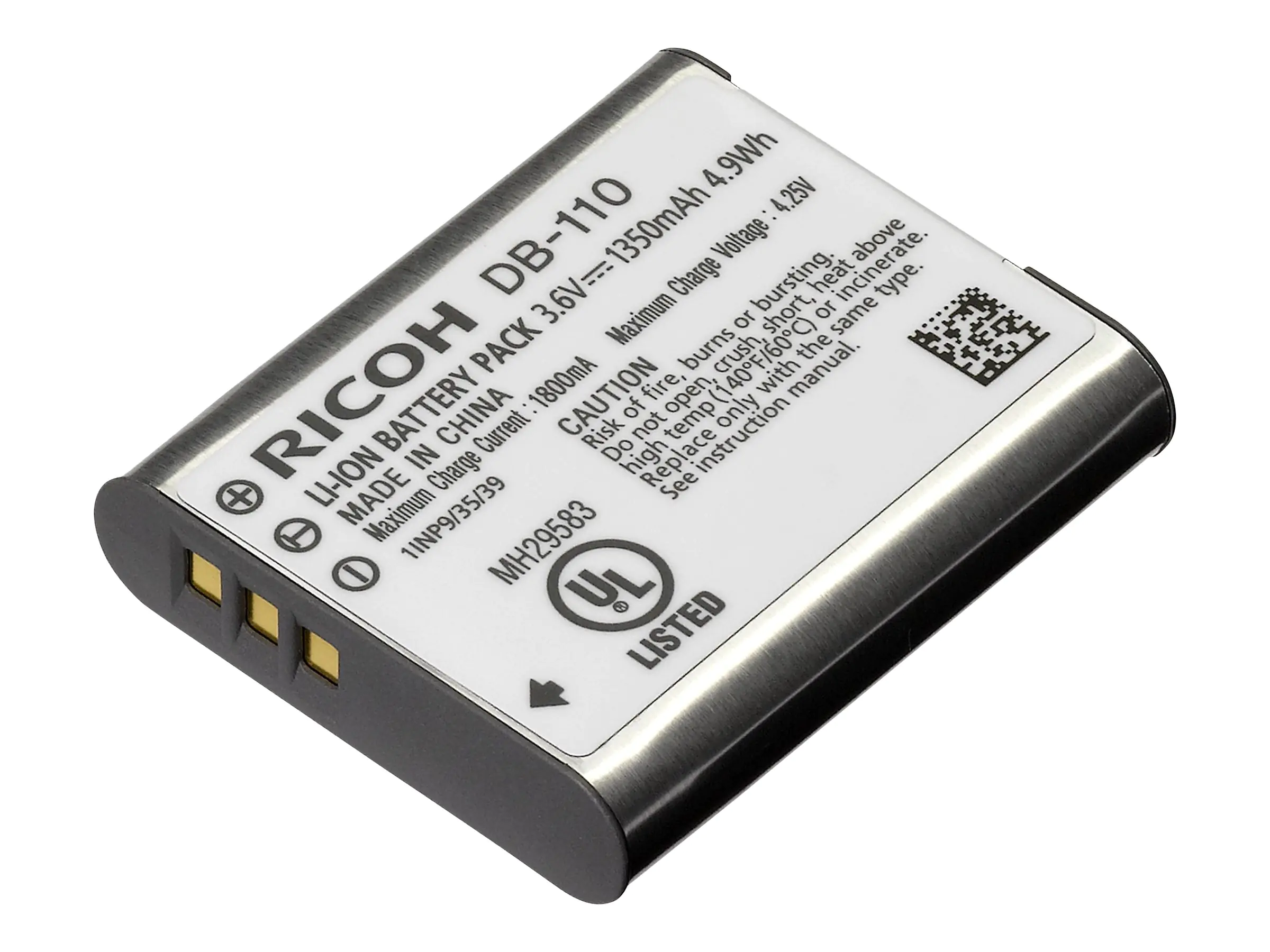 Ricoh DB 110 - Batterie - Li-Ion - 1350 mAh 37838