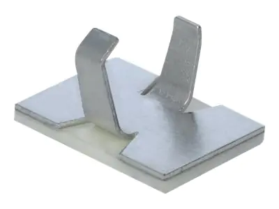DeLOCK - Kabelklammer - Silber (Packung mit 10)