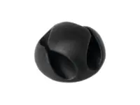 DURABLE CAVOLINE CLIP 2 - Kabelklammern - Graphite (Packung mit 6)
