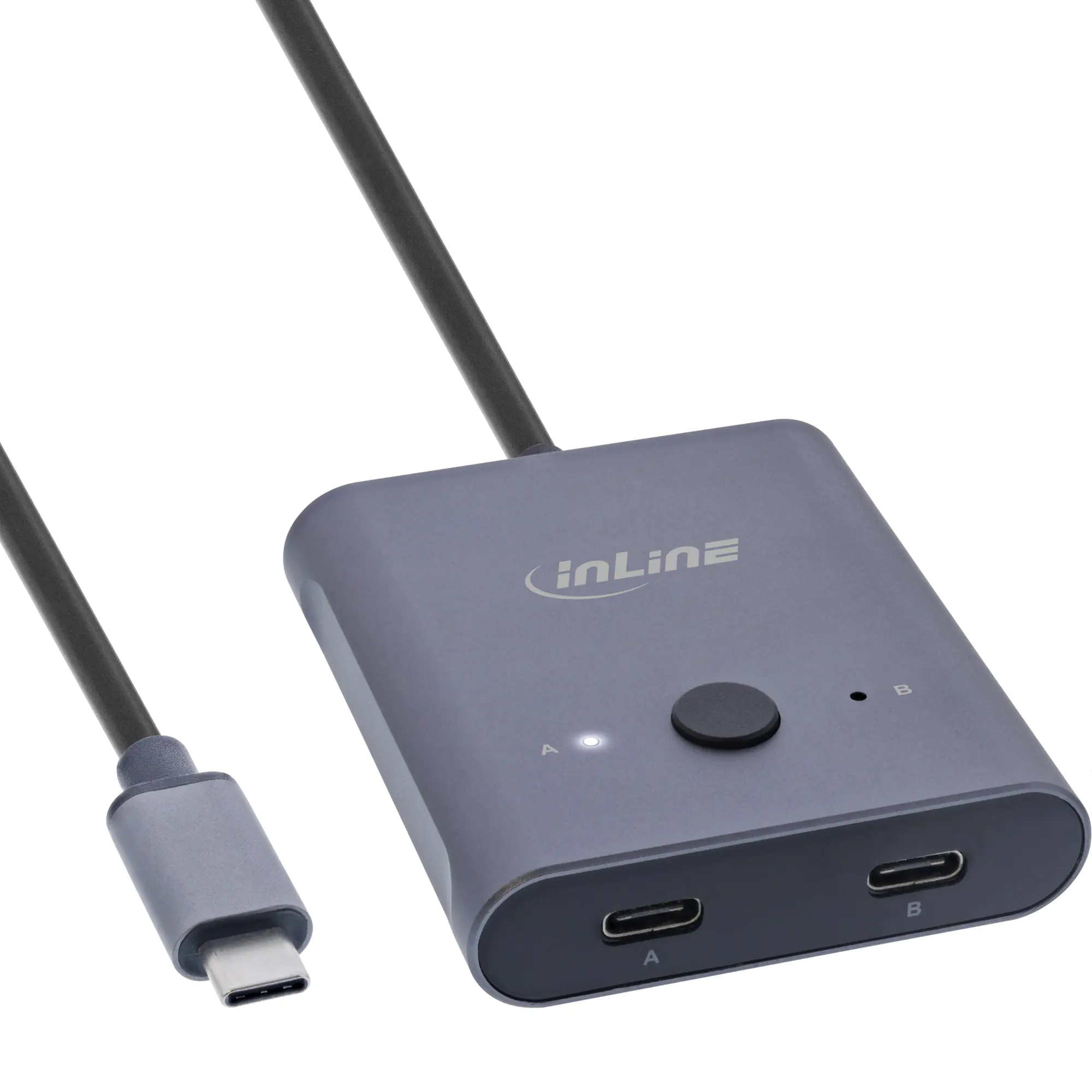 InLine USB-C Switch - bidirektionaler Umschalter - 10Gb/s - 100W InLine USB-C Switch - bidirektionaler Umschalter - 10Gb/s - 100W