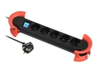 Bachmann HOOK Indoor - Steckdosenleiste - Ausgangsanschlüsse: 5 (5 x Stecker, 2-polig) 500.100
