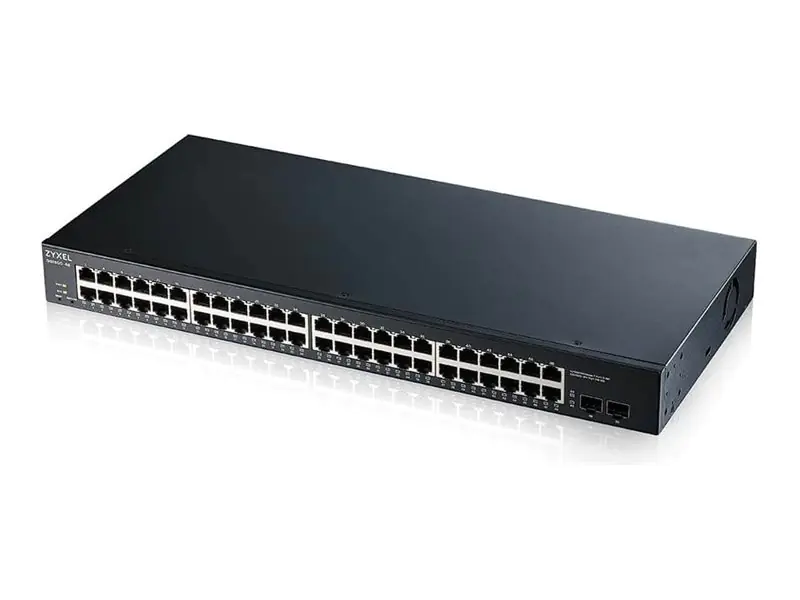 Zyxel GS1900-48 - Switch - Smart - 48 x 10/100/1000 + 2 x Gigabit SFP - Desktop, an Rack montierbar, wandmontierbar