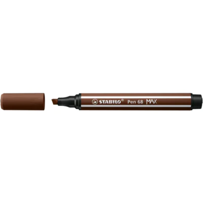 STABILO® Fasermaler Pen 68 MAX 1-5mm braun nicht auswaschbar