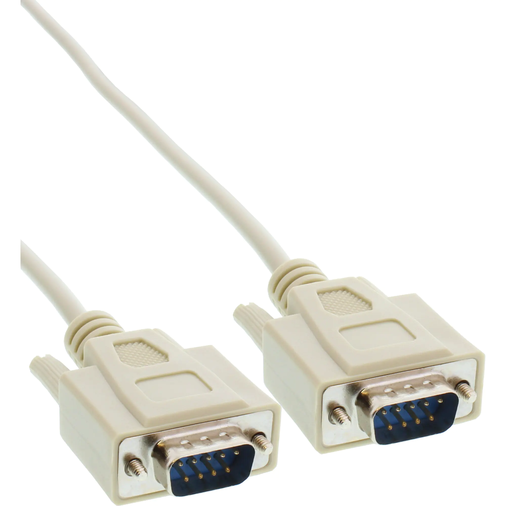 InLine Serielles Kabel - 9pol Stecker / Stecker - vergossen - 1:1 belegt - 3m 12213