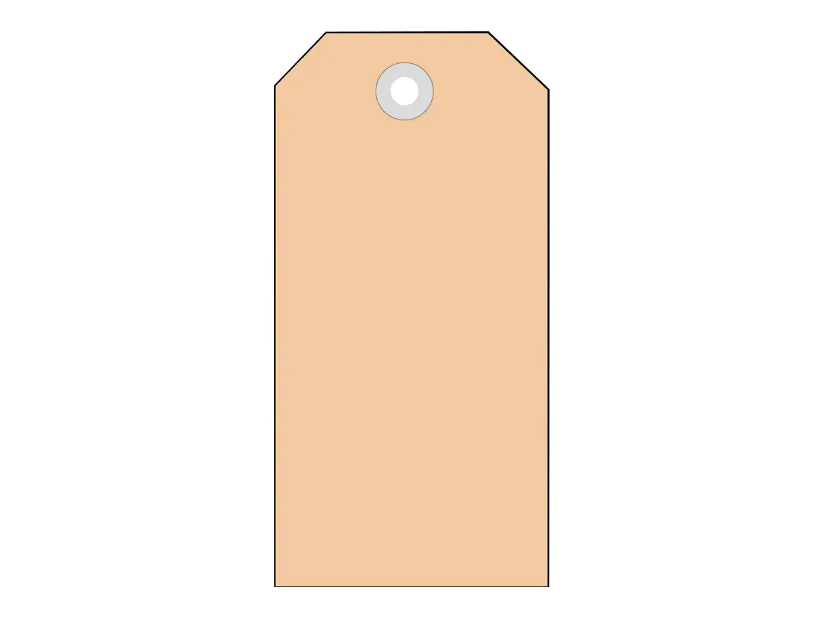 HERMA Karton - Smooth Brown - 60 x 120 mm 1000 6024