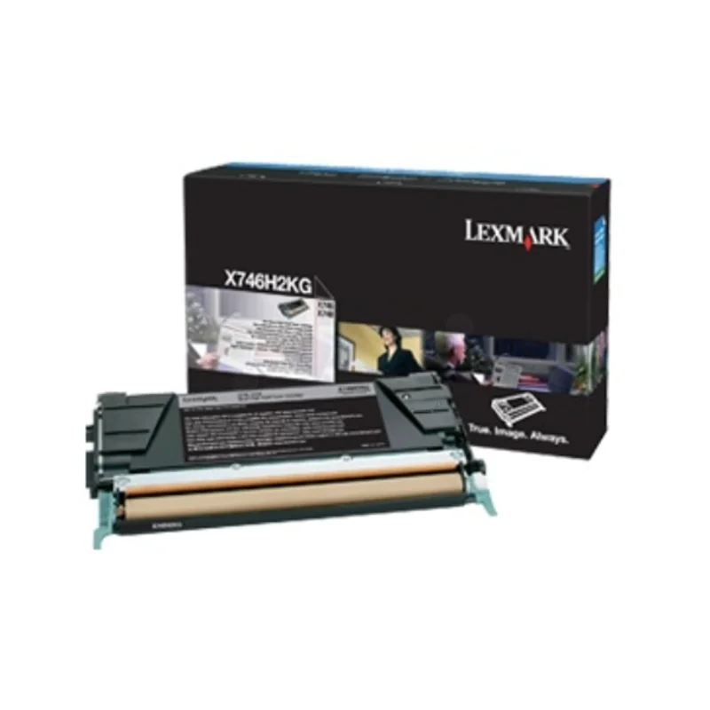 Lexmark Hohe Ergiebigkeit - Schwarz - original X746H3KG