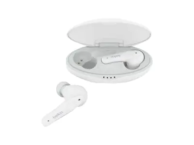Belkin SoundForm Nano for Kids - True Wireless-Kopfhörer mit Mikrofon - im Ohr - Bluetooth - weiß