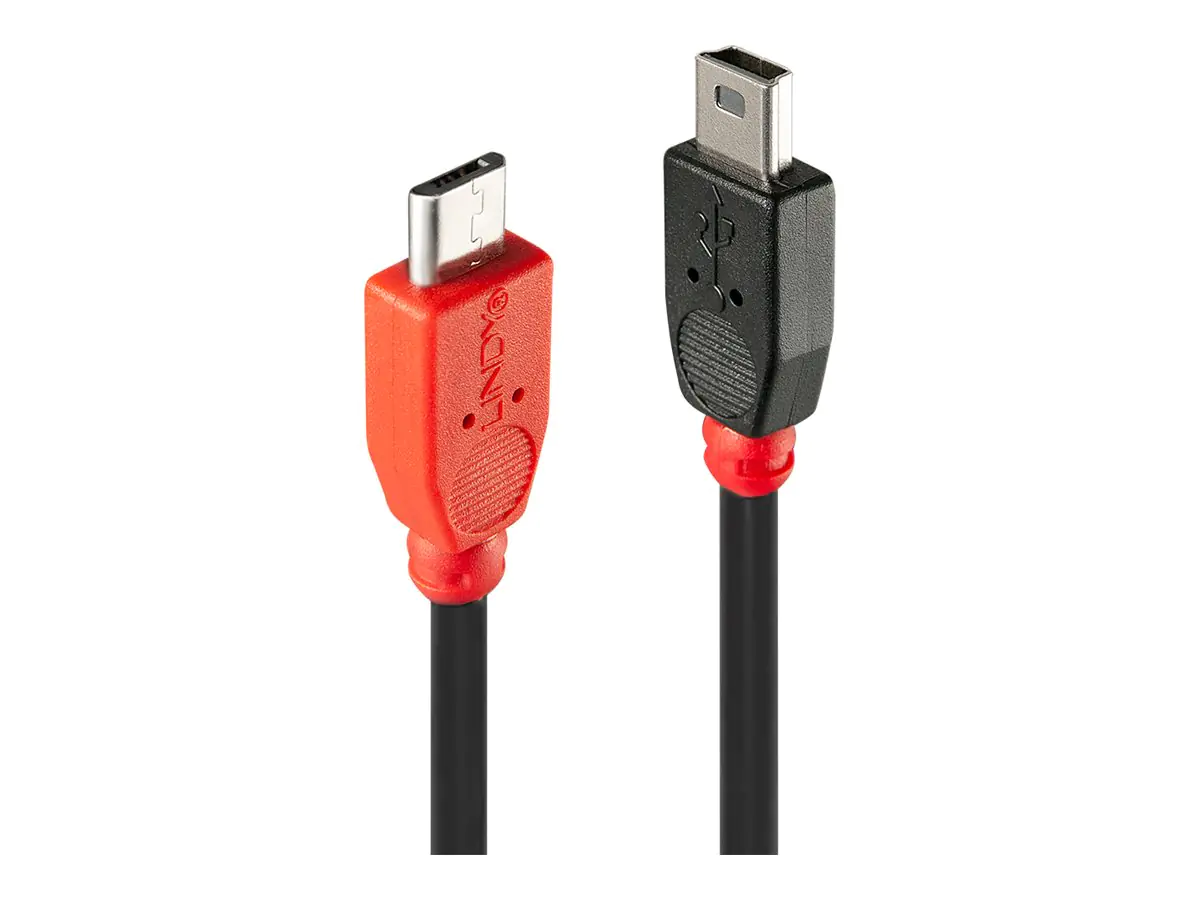 Lindy USB-Kabel - Mini-USB, Typ B (M) zu Micro-USB Typ B (M)