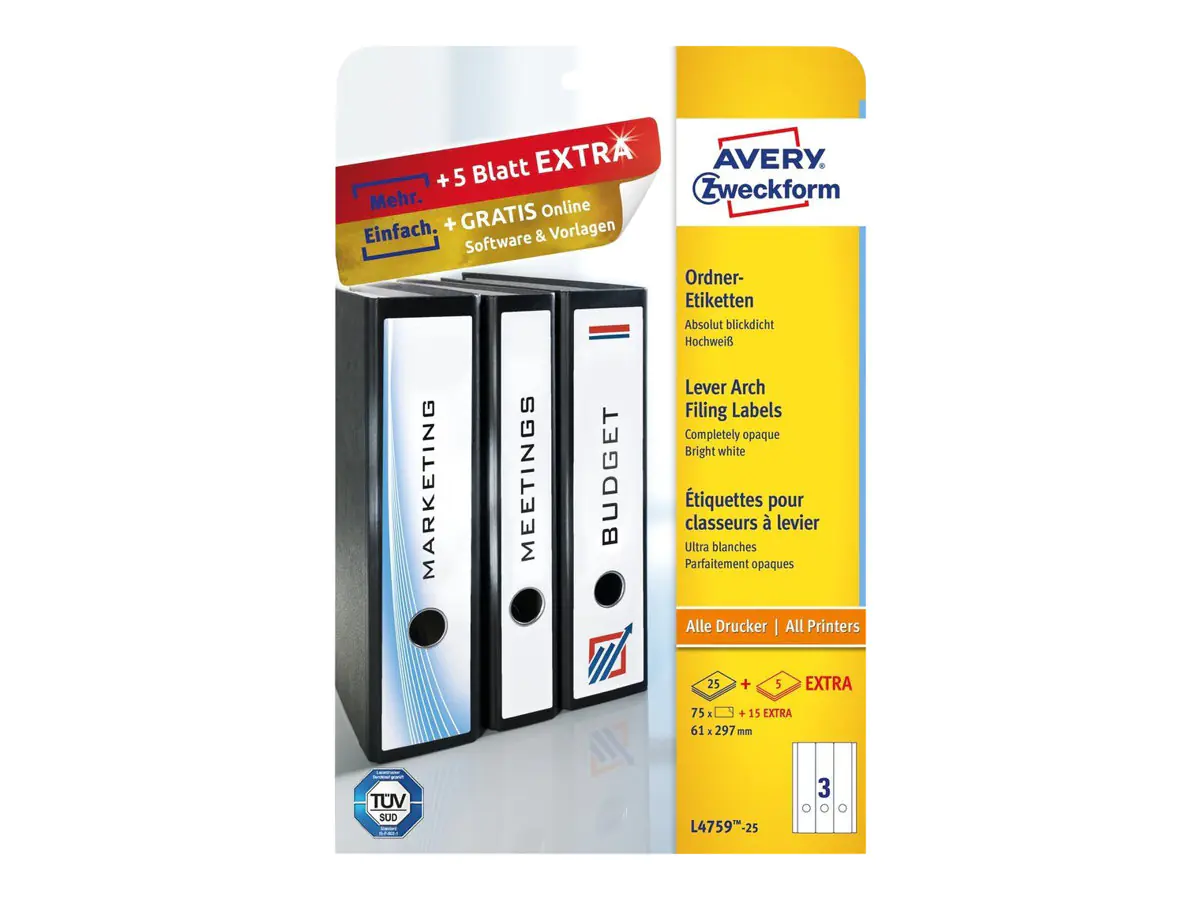 Avery Zweckform A L4759-25
