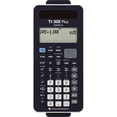 Texas Instruments Schulrechner Plus MathPrint TI-30 X 30XPLMP sw Texas Instruments Schulrechner Plus MathPrint TI-30 X 30XPLMP sw